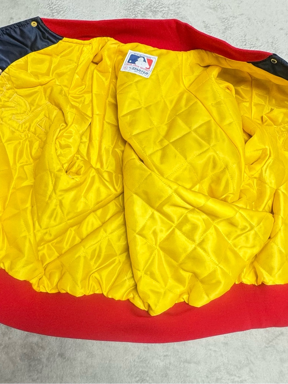 Rare 80’s Vintage Houston Astros Satin Starter Jacket XL Early Production USA - Picture 5 of 5